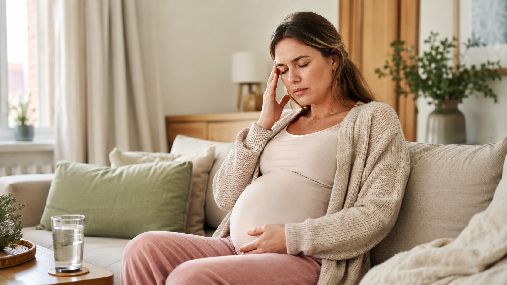 Huvudvärk som gravid – vanliga orsaker, lindring och när du ska söka vård